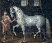 Jacob de Gheyn II, Spanish Warhorse captured at the Battle of Nieuwpoort.